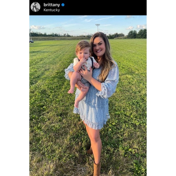 ASO Brittany Cartwright from Vanderpump Rules & TikTok Star Tinx Blue Mini Dress - Picture 4 of 17